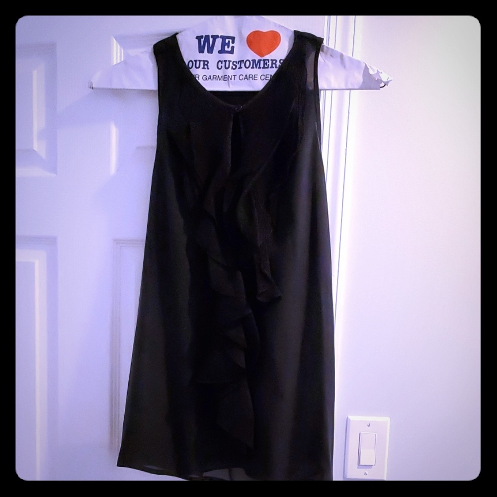 Black tank blouse